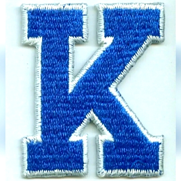Lot of 25 University of Kentucky 2 inch Embroidered Iron-On "K" Patch UK Emblem - Picture 1 of 1